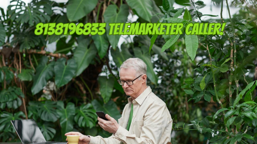8138196833 Telemarketer Caller